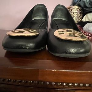 Used Black Tory Burch sold out Wedges size 9